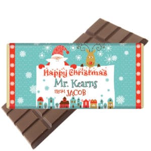 Christmas gift for Teacher Chocolate Bar Personalised