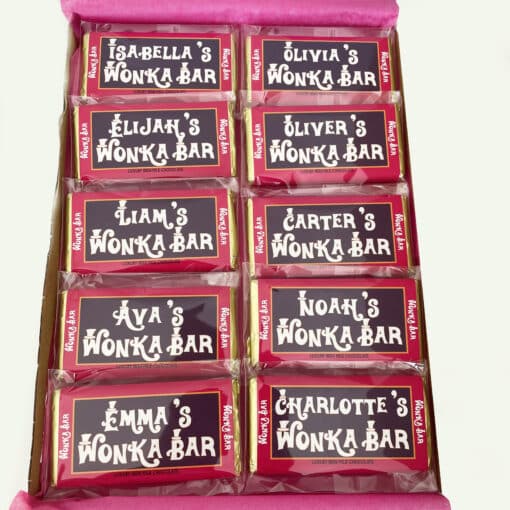 WONKA bar. Luxury Irish Chocolate