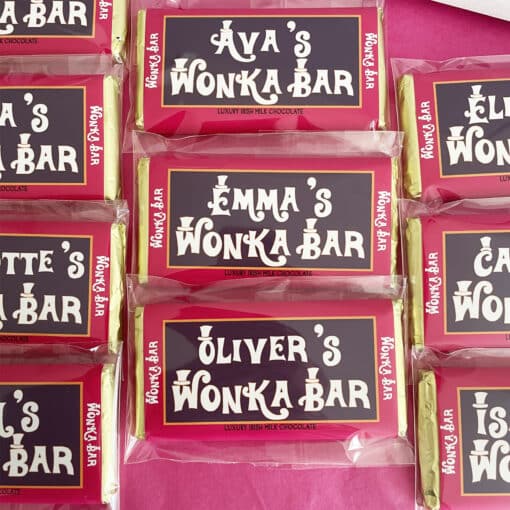 WONKA bar. Luxury Irish Chocolate